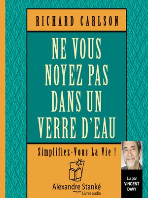 cover image of Ne vous noyez pas dans un verre d'eau